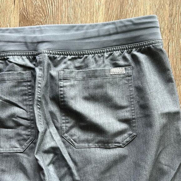 FIGS Livingston Basic Scrub Pants Graphite Size Large Nursing Hospital Medical - Picture 4 of 5